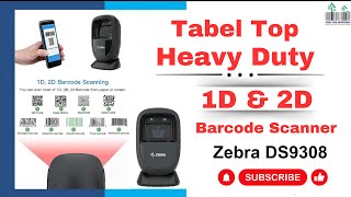 Zebra DS9308 1D \u0026 2D Heavy Duty Barcode Scanner | Review \u0026 Test scan Barcode/QR code #barcodescanner