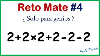 ¿Por qué todos se equivocan en este reto de jerarquía de operaciones? | Reto 4