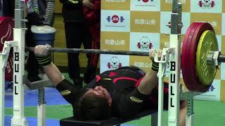 田中　薫選手　2018全日本ベンチプレス選手権大会