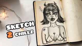 Sketch ChillZ seSsion2: [ imagine Devil's daughter]