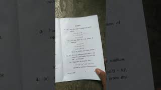 Bsc 1st sem math Algebra paper (gurugram university)