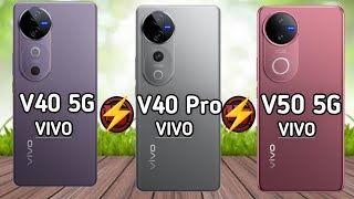 vivo v40 5g   vs  vivo v40 pro  vivo v50 5g 🔥🔥🔥 mc mobile comparison📈⚡