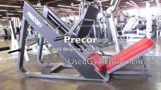 used Precor 45 Degree Leg Press For Sale