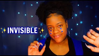 ASMR - Invisible Face Tapping \u0026 Scratching That You Can Hear ♡✨ (VISUALLY PLEASING 💖)