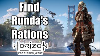 Horizon Forbidden West Contract Lost Supplies - Find Runda's Rations