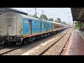 wap7 meets wap7 kolkata madar express meets lalgola passenger trains trainvideos trainvideo