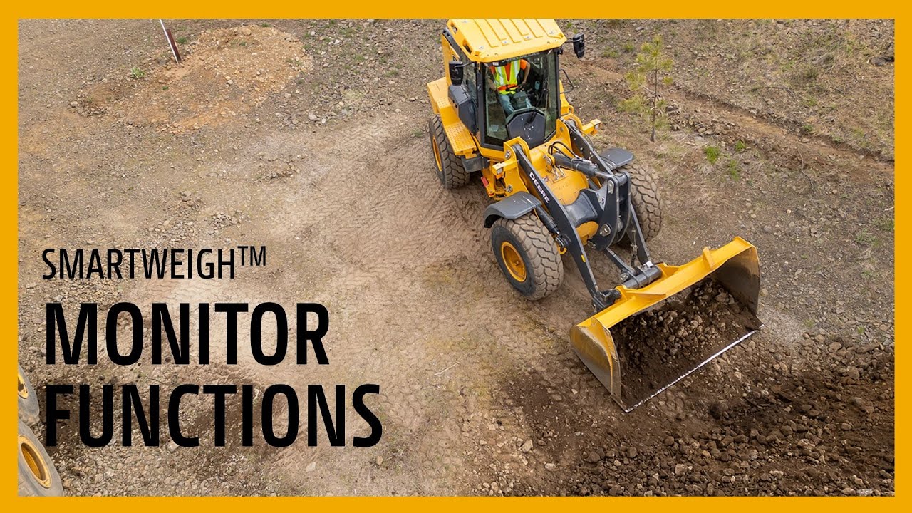 Monitor Functions Smartweigh John Deere Construction Youtube