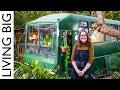 Young Artist Transforms An Old Bus Into A Magical Tiny Home