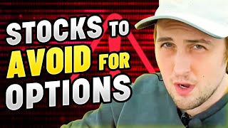 AVOID Selling options on THESE types of STOCK | risking thousands to make PENNIES