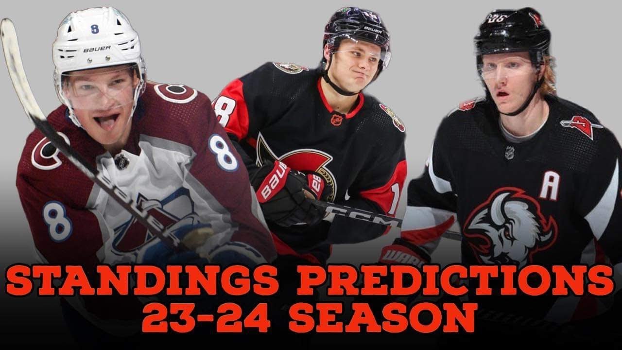 NHL Standings Predictions For The 2023-24 Season - YouTube