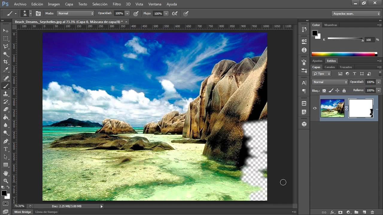 Mascara de capas photoshop