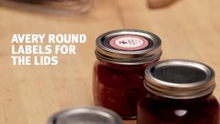 Create Custom Canning Labels with Avery®