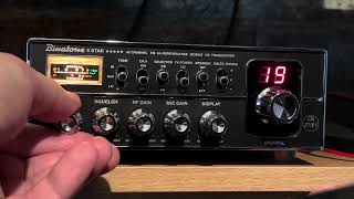 BINATONE 5 STAR 40 CHANNEL FM HI PERFORMANCE SWITCH ON and RADIO CHECK.