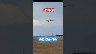 착륙하는데 기술은 여러가지 #제주공항 대한항공 #착륙