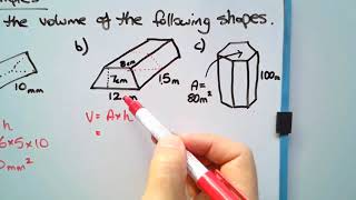 How To Find The Volume Of A Prism Using V Ah Triangular Trapezoidal Hexagonal Examples