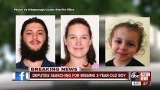 Desperate search for missing 3-year-old continues
