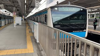 JR京浜東北線E233系1000番台宮サイ126編成 浦和駅発車