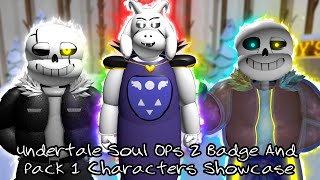 NEW VERY COOL PvE UNDERTALE GAME! Undertale Soul OPs 2 Badge And Pack 1 Characters Showcase