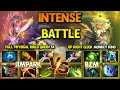 INTENSE PROS BATTLE | FULL PHYSICAL BUILD JIMPARK TEMPLAR ASSASSIN VS OP RIGHT CLICK BZM MONKEY KING