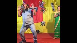 Oldman Is Dancing for his wife