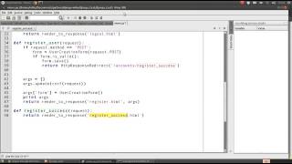 Python Django Tutorials | User Registration Basics