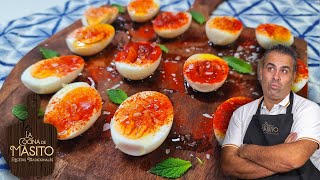 HUEVOS a la GALLEGA un APERITIVO muy fácil de preparar