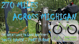 MY Bike Tour in Michigan: The Great Lake to Lake 2021