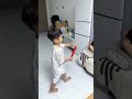 爸爸又在睡懒觉，儿子一招制服 ！#爸爸带娃！#Cute baby#Cute#呆萌小米宝#聪明宝宝#萌娃