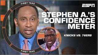 Stephen A. Smith thinks the Knicks WILL GO UP 2-0 vs. Joel Embiid and the 76ers