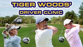 Watch Tiger Woods' Driver Clinic with Rory McIlroy and Nelly Korda | TaylorMade Golf Europe