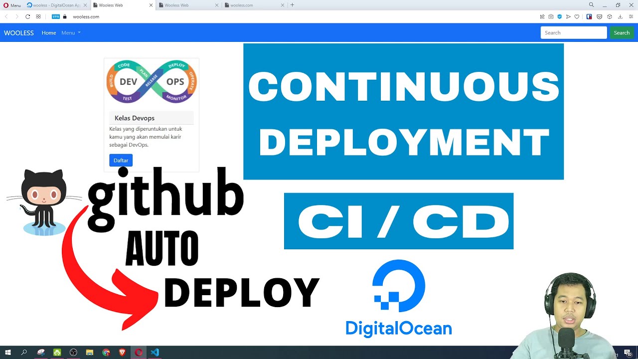 DigitalOcean Part14 - Serverless Continuous Deployment (CI/CD) - YouTube