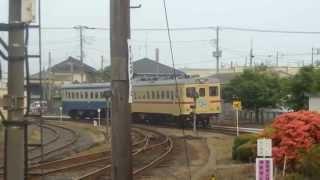 ひたちなか海浜鉄道湊線キハ2004+キハ222 那珂湊駅到着！！