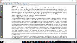 New Questionnaire Development