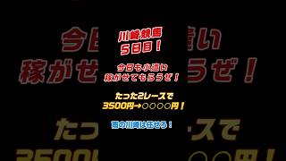 【競馬】 地方競馬で小遣い稼ぎ！ 雨の川崎は前残り！？ 穴狙いで楽しメール🐴