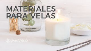 Materiales para hacer velas