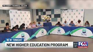 New higher education program at Tri-County Technical College