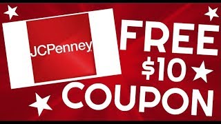 Free $10 JCPenney Coupon