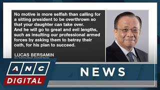 Bersamin calls on ex-pres. Duterte to respect Constitution amid remarks on fractured governance| ANC