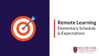 Remote Learning Elementary Schedule & Expectations