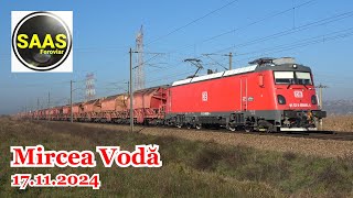 Trafic feroviar / Rail traffic - Mircea Vodă 🇷🇴 - 17.11.2024