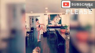 Kate Beckinsale performs ballet routine in lockdown