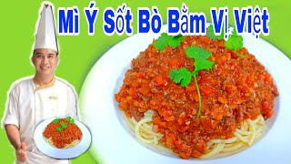 Cách Làm Mì Ý Sốt Bò Bằm Ngon Chuẩn Vị Việt - Cách Luộc Mì Ý Đúng Cách