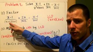 Section 8.6 Solving Rational Equations