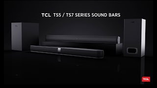 TCL 5 and 7 Series soundbar introduction