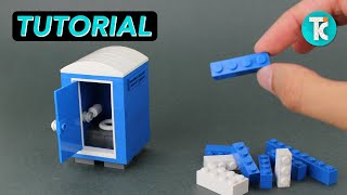 LEGO Portable Toilet (Tutorial)