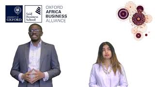 Opening remarks from Oxford Africa Business Alliance - Day 2