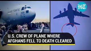 U.S. Air Force clean chits C-17 cargo crew after Afghans plunged to death as Taliban took over