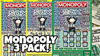 Pa Lottery | Monopoly 50X | Monopoly 20X Scratch Off Tickets #lottery