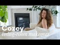 Cozey Living Room Makeover | Unboxing & Review of Cozey Ciello Couch, VELA Chair & More!