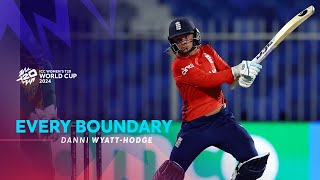 Every Boundary from Danni Wyatt-Hodge | WT20WC 2024